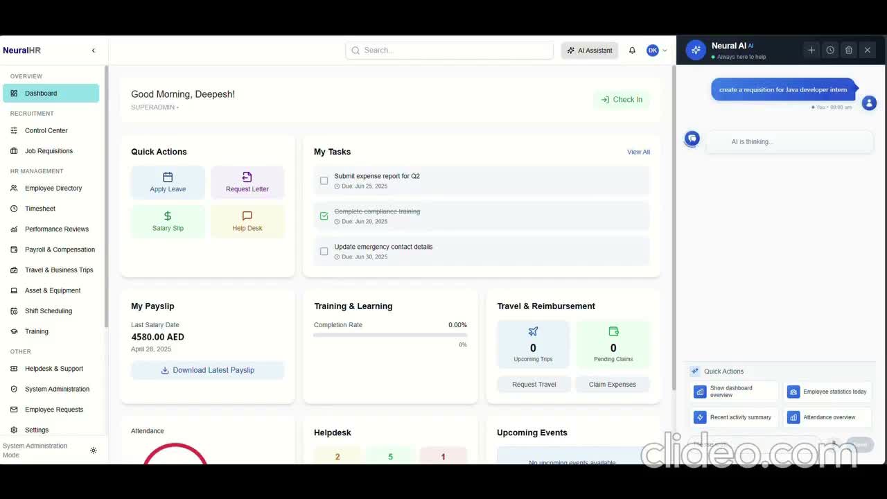 NeuralHR.AI in action