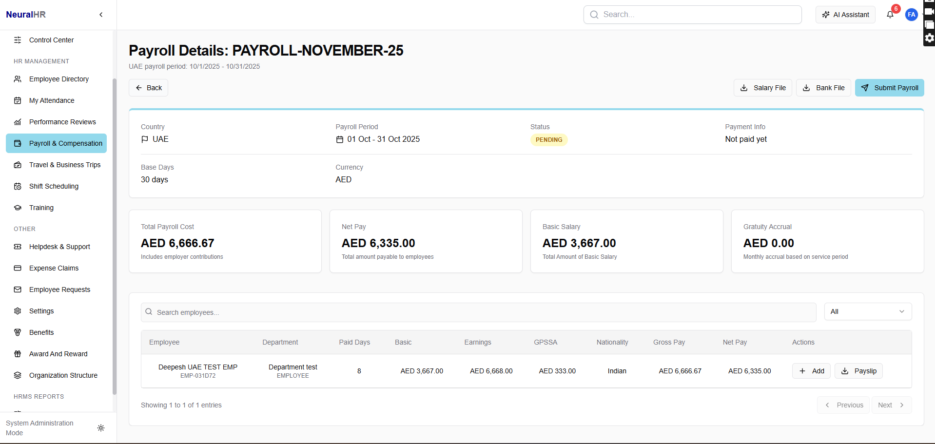 Smart Salary Calculations
