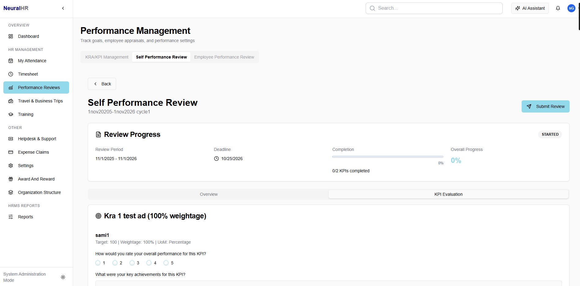 360° Reviews & Appraisals