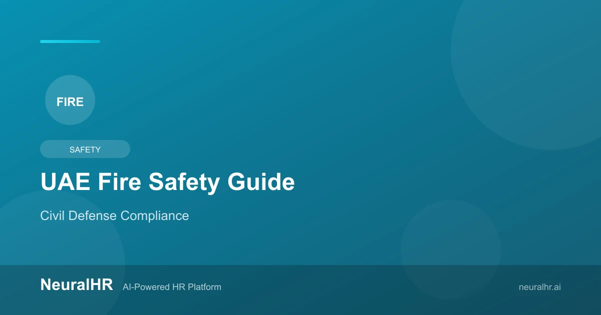 UAE Fire Safety Guide: Workplace Fire Prevention & Emergency Response ...